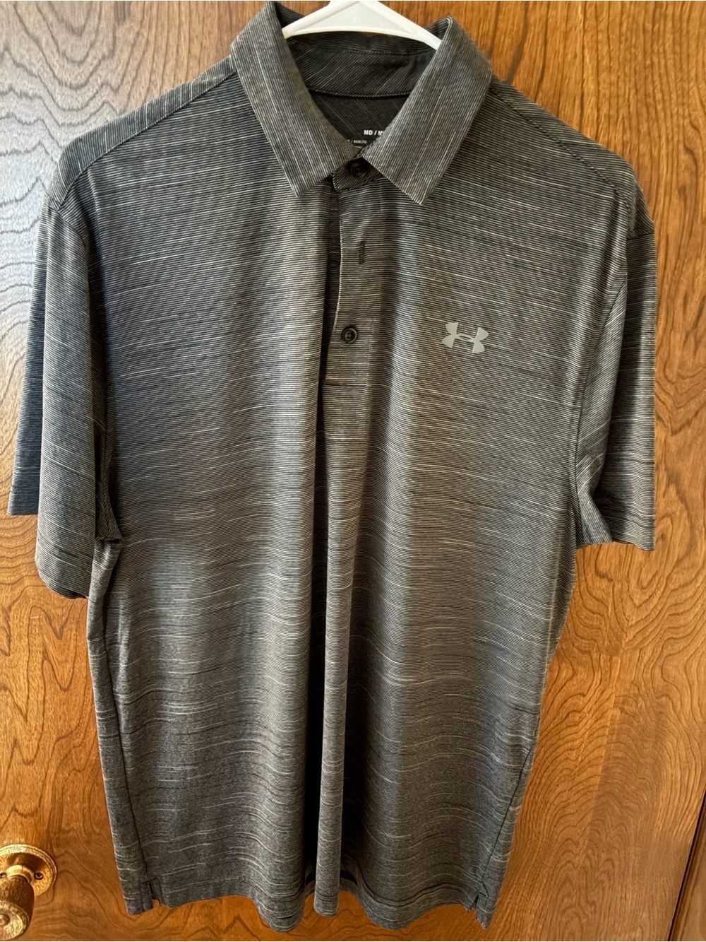 Under Armour Men’s Dark Heather Gray Performance Polo